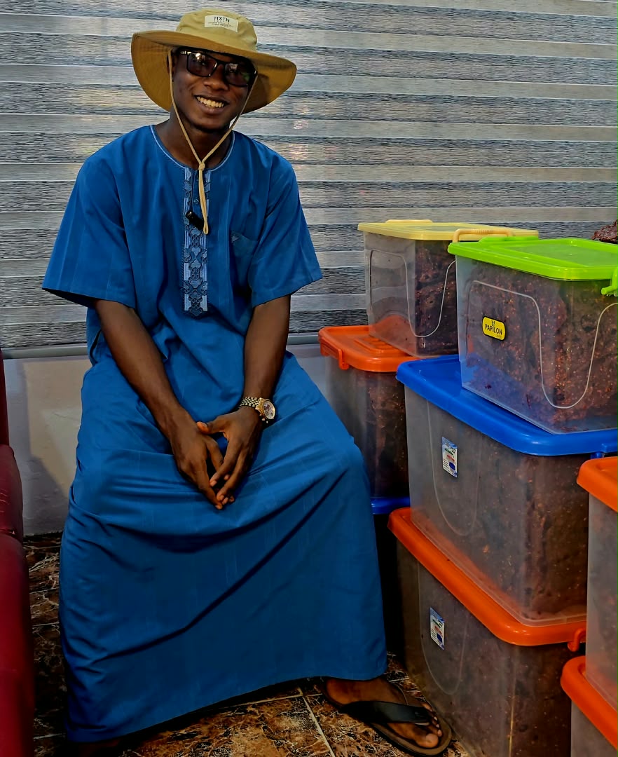 Commercial storage containers packed with Northern Kilishi for inter-state distribution